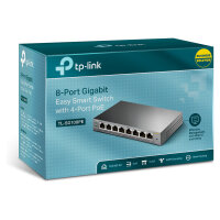 8P TP-LINK TL-SG108PE Metall 4x POE