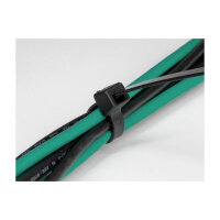 Delock Kabelbinder kälteresistent L 200 x B 4,8 mm schwarz 100 Stück