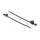 Delock Kabelbinder mit Befestigungsclip L 200 x B 4,8 mm schwarz 50 Stück