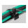Delock Kabelbinder mit Befestigungsclip L 200 x B 4,8 mm schwarz 50 Stück