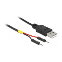 Delock USB Stromkabel Typ-A auf 2 x Pfostenstecker einzeln Strom 30 cm