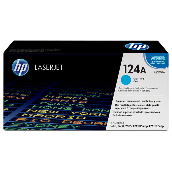 HP Toner 124A Q6001A Cyan