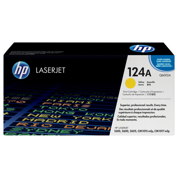 HP Toner 124A Q6002A Gelb
