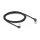 Delock RJ45 Netzwerkkabel Cat.6A S/FTP Slim 90° oben / unten gewinkelt 2 m schwarz
