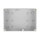 Delock Installationsgehäuse mit Kabeleinführungen 180 x 125 x 90 mm grau