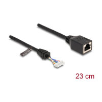 Delock Kabel RJ45 Buchse zu Pfostenbuchse 2,00 mm 8 Pin...