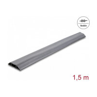 Delock Kabelkanal PVC flexibel 70 x 13 mm - Länge 1,5 m grau
