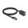 Delock Netzwerk Verlängerungskabel RJ45 Stecker zu RJ45 Buchse Cat.8.1 S/FTP 1 m schwarz