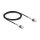 Delock RJ45 Netzwerkkabel mit doppeltem Knickschutz Cat.6A UTP Slim 2 m schwarz