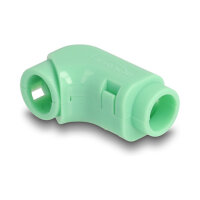 Delock Kabel Clips zum Abwinkeln 8 Stück grün