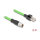 Delock M12 Kabel X-kodiert 8 Pin Stecker zu RJ45 Stecker PUR (TPU) 2 m