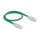 Delock RJ45 Netzwerkkabel Cat.6A Stecker zu Stecker mit gebogener Rastnase U/FTP Slim 0,5 m grün