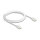 Delock RJ45 Netzwerkkabel Cat.6A Stecker zu Stecker mit robuster Rastnase Industrietauglich U/UTP Slim 2 m weiß