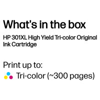 HP Tinte 301XL CH564EE Color (Cyan/Magenta/Gelb)