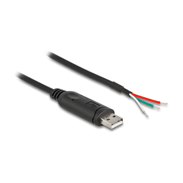 Delock Adapterkabel USB 2.0 Typ-A zu seriell RS-485 3 x offene Kabelenden 0,5 m