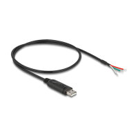 Delock Adapterkabel USB 2.0 Typ-A zu seriell RS-485 3 x...