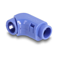 Delock Kabel Clips zum Abwinkeln 8 Stück blau