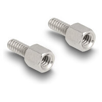 Delock Gehäuse für D-Sub 9 Pin Stecker / Buchse Kunststoffgehäuse für Flachbandkabel