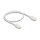 Delock RJ45 Netzwerkkabel Cat.6A Stecker zu Stecker mit robuster Rastnase Industrietauglich U/UTP Slim 0,5 m weiß