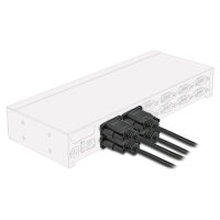 Delock RS-232 Kabel Seriell D-Sub9 Buchse zu Buchse mit schmalem Steckergehäuse 2 m