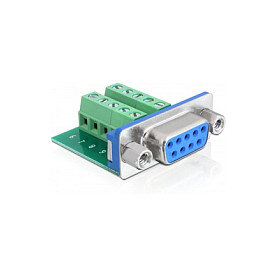Delock Adapter Sub-D 9 Pin Buchse > Ter