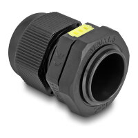 Delock Kabelverschraubung M20 mit Belüftung IP68 staub- und wasserdicht schwarz 2 Stück