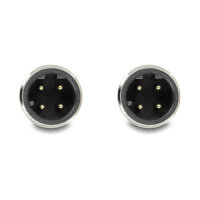 Delock M12 Kabel D-kodiert 4 Pin Stecker zu Stecker PVC 2 m