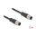 Delock M12 Kabel D-kodiert 4 Pin Stecker zu Stecker PVC 2 m