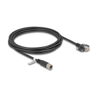 Delock M12 Kabel X-kodiert 8 Pin Buchse zu RJ45 Stecker...