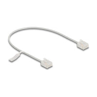 Delock RJ45 Netzwerkkabel Cat.6 UTP Ultra Slim 0,3 m grau...