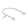 Delock RJ45 Netzwerkkabel Cat.6 UTP Ultra Slim 0,3 m grau mit kurzen Steckern