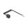 Delock Telefonkabel / Spiralkabel RJ11 Stecker zu RJ45 Buchse schwarz 1 m