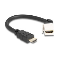Delock Keystone Modul Kabel HDMI Stecker zu Buchse...