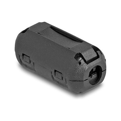 Delock Ferritkern / Ferritring für Rundkabel 5 mm 2 Stück schwarz