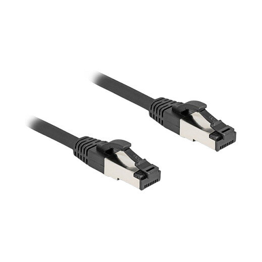 Delock RJ45 Netzwerkkabel Cat.8.1 S/FTP 1 m bis 40 Gbps schwarz