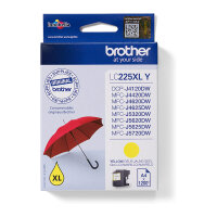 Brother Tinte LC-225XL-Y Gelb bis zu 1.200 Seiten nach ISO/IEC 24711