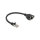 Delock Netzwerk Verlängerungskabel S/FTP RJ45 Stecker zu RJ45 Buchse Cat.6A flache Ausführung 0,25 m schwarz