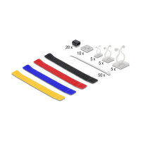 Delock Kabelmanagement Box Set 99-teilig