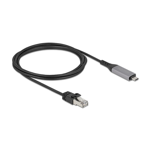 Delock USB LAN Kabel USB Type-C™ zu RJ45 Gigabit Ethernet 2 m