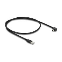 Delock USB 2.0 Kabel Typ-A Stecker zu Typ Mini-B Stecker rechts gewinkelt 1 m