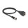 Delock M12 Adapterkabel D-kodiert 4 Pin Buchse zu RJ45 Buchse 50 cm