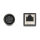 Delock M12 Adapterkabel D-kodiert 4 Pin Buchse zu RJ45 Buchse 50 cm