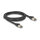 Delock RJ45 Netzwerkkabel Cat.6A U/FTP ultra flexibel mit innerem Metallmantel 2 m schwarz