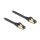 Delock RJ45 Netzwerkkabel Cat.6A Stecker zu Stecker S/FTP schwarz 5 m mit Cat.7 Rohkabel Industrie und Outdoor tauglich