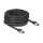 Delock RJ45 Netzwerkkabel Cat.6A U/FTP ultra flexibel mit innerem Metallmantel 15 m schwarz