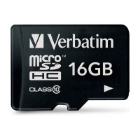 CARD 16GB Verbatim Premium MicroHC 80MB/s