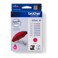 Brother Tinte LC-225XL-M Magenta bis zu 1.200 Seiten nach...