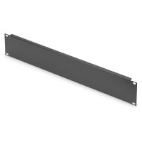DIGITUS Abdeckplatte 2HE Blindabdeckung 483mm schwarz