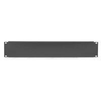 DIGITUS Abdeckplatte 2HE Blindabdeckung 483mm schwarz