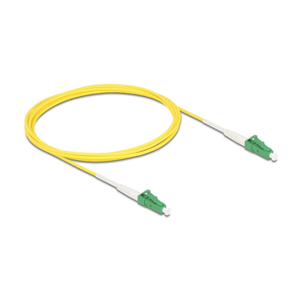 Delock Kabel Lichtwellenleiter LC-APC zu LC-APC Simplex Singlemode OS2 2 m